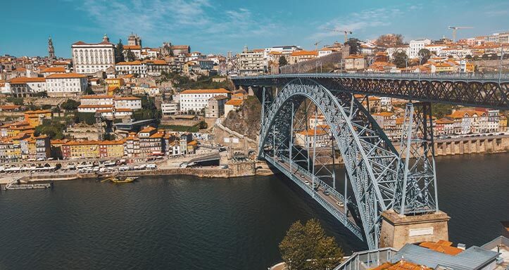 Portugal Urlaub Dom Luís I Brücke