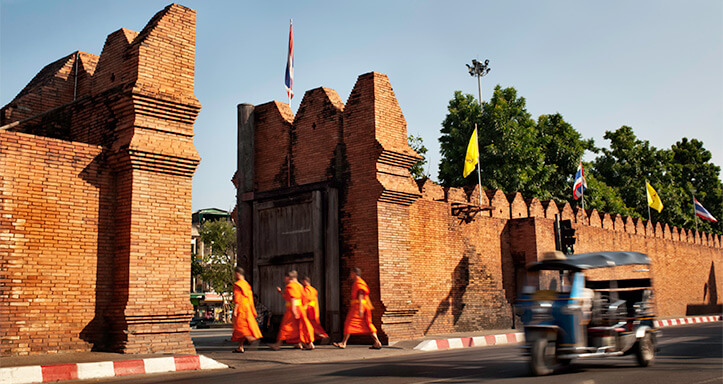 Stadtmauer von Chiang Mai