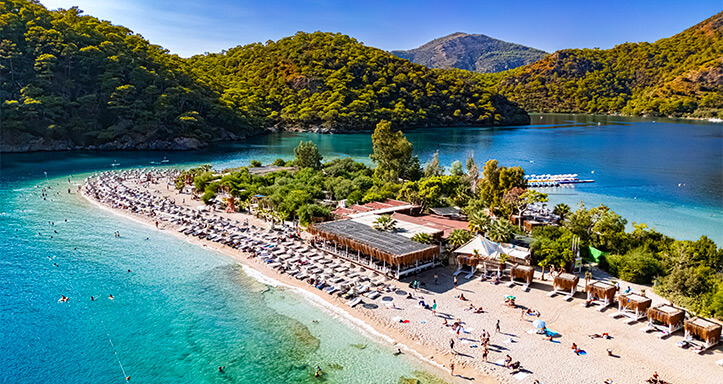 Strandküste in der Türkei